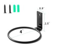 Flower Plant Stand Ring Wall Mounted Metal Hook - Image 2