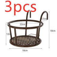 Balcony flower stand hanging flower pot - Image 5