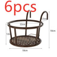 Balcony flower stand hanging flower pot - Image 7