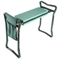 Foldable Garden Kneeler Seat With Kneeling Soft Cushion Pad Tools Pouch Portable Gardener - Image 4