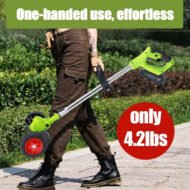 21V Cordless Strimmer Grass Trimmer Tree Cutter Garden Edger Electric 2Batteries - Image 4