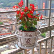 Balcony flower stand hanging flower pot - Image 3