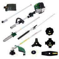 9 In 1 Multi-Functional Trimming Tool, 38CC 4 Stroke Garden Tool System With Gas Pole Saw, Hedge Trimmer, Grass Trimmer, And Brush Cutter EPA Compliant - Image 6