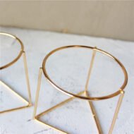 Geometric ceramic flower pot plant home flower stand - Image 3