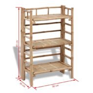 Plant Stand with 3 Shelves, Bamboo - Image 6