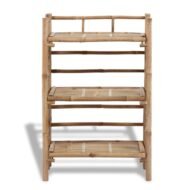 Plant Stand with 3 Shelves, Bamboo - Image 3