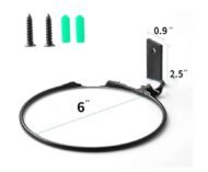 Flower Plant Stand Ring Wall Mounted Metal Hook - Image 4