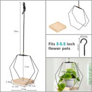 Hanging Flower Pot Plant Bracket Air Green Plant Flower Pot Decoration - Image 2